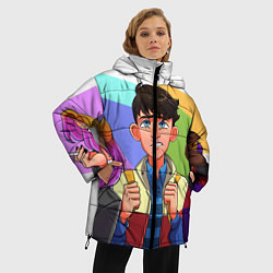 Куртка зимняя женская Отис, цвет: 3D-черный — фото 2