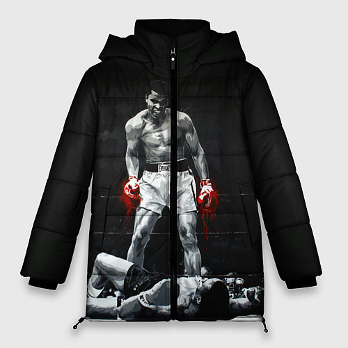Женская зимняя куртка Muhammad Ali / 3D-Черный – фото 1
