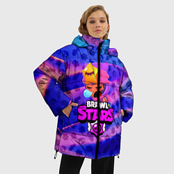 Куртка зимняя женская BRAWL STARS:SANDY, цвет: 3D-красный — фото 2