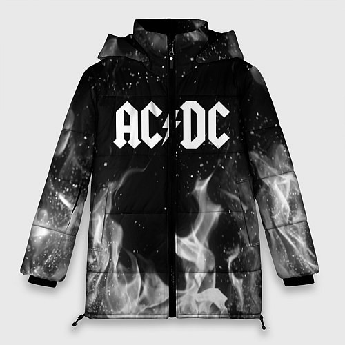 Женская зимняя куртка AC DC / 3D-Черный – фото 1