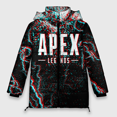 Женская зимняя куртка APEX LEGENDS GLITCH / 3D-Черный – фото 1