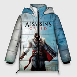 Куртка зимняя женская Assassins Creed, цвет: 3D-красный