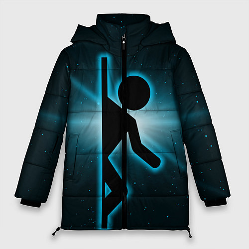 Женская зимняя куртка Portal space / 3D-Черный – фото 1