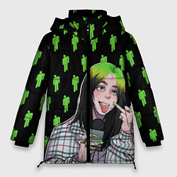 Куртка зимняя женская Billie Eilish, цвет: 3D-черный