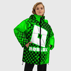 Куртка зимняя женская Roblox, цвет: 3D-светло-серый — фото 2