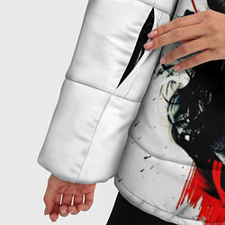 Куртка зимняя женская Чумной доктор, цвет: 3D-черный — фото 2