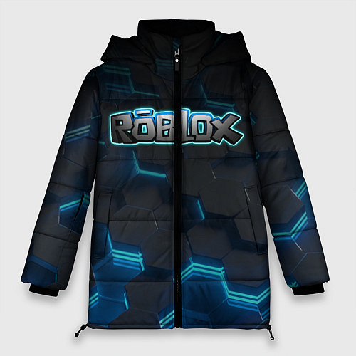 Женская зимняя куртка Roblox Neon Hex / 3D-Черный – фото 1