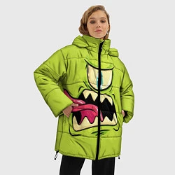 Куртка зимняя женская Монстрик Циклопик, цвет: 3D-черный — фото 2