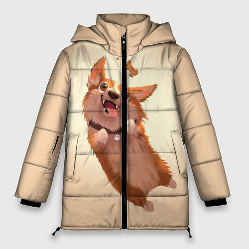 Женская зимняя куртка КОРГИ / 3D-Черный – фото 1