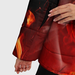Куртка зимняя женская Войска связи, цвет: 3D-красный — фото 2