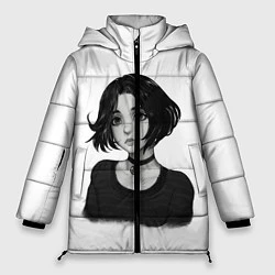 Куртка зимняя женская Девушка Думер, цвет: 3D-светло-серый