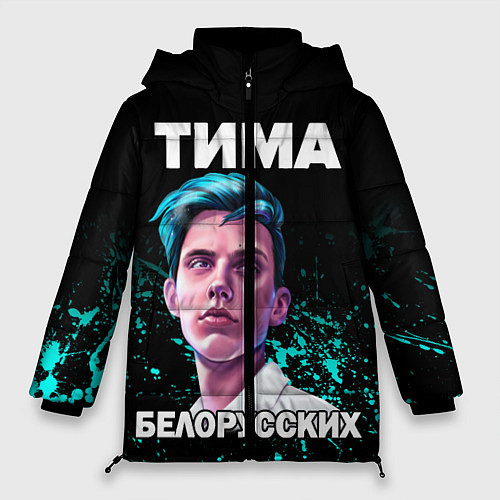 Женская зимняя куртка Тима Белорусских / 3D-Черный – фото 1