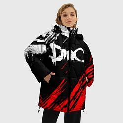 Куртка зимняя женская DEVIL MAY CRY DMC, цвет: 3D-красный — фото 2