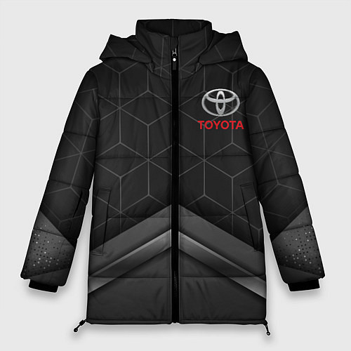 Женская зимняя куртка TOYOTA / 3D-Черный – фото 1