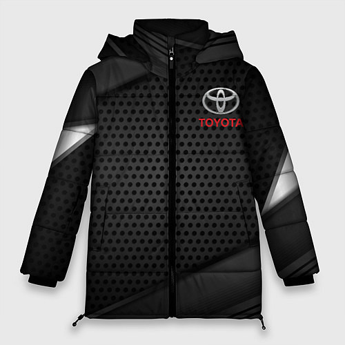Женская зимняя куртка TOYOTA / 3D-Черный – фото 1