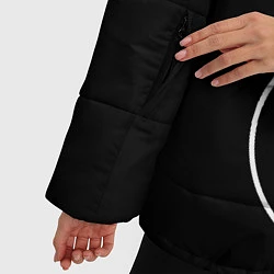 Куртка зимняя женская Россия для грустных, цвет: 3D-черный — фото 2