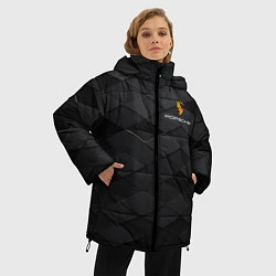 Куртка зимняя женская PORSCHE, цвет: 3D-светло-серый — фото 2