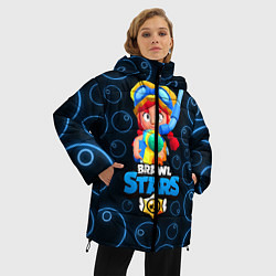 Куртка зимняя женская Brawl Stars Summer Jessie, цвет: 3D-черный — фото 2