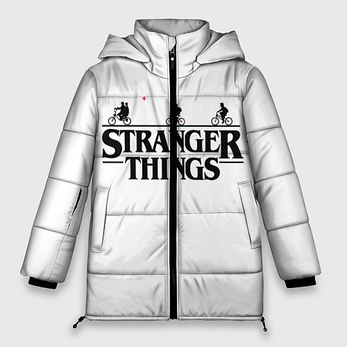 Женская зимняя куртка STRANGER THINGS / 3D-Черный – фото 1