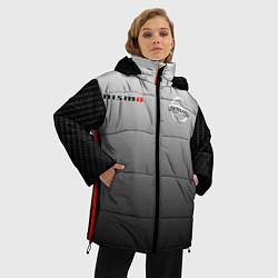 Куртка зимняя женская NISSAN NISMO, цвет: 3D-черный — фото 2
