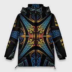 Куртка зимняя женская FRACTAL 2020, цвет: 3D-черный