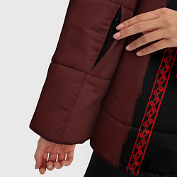 Куртка зимняя женская Vinland saga Thorfinn, цвет: 3D-черный — фото 2