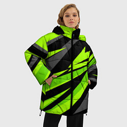 Куртка зимняя женская Форма для фитнеса, цвет: 3D-красный — фото 2