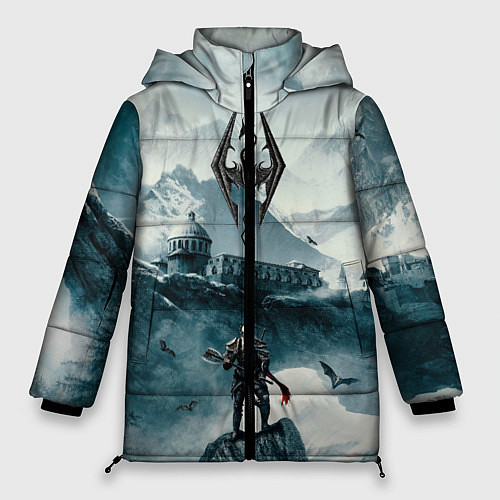 Женская зимняя куртка Skyrim Warrior / 3D-Черный – фото 1