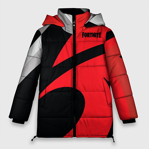 Женская зимняя куртка Fortnite / 3D-Красный – фото 1