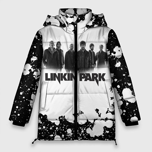 Женская зимняя куртка LINKIN PARKспина / 3D-Красный – фото 1