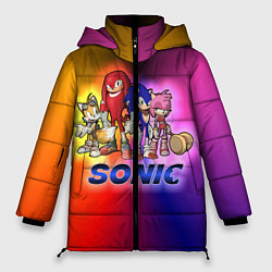 Куртка зимняя женская Команда Соника, цвет: 3D-черный