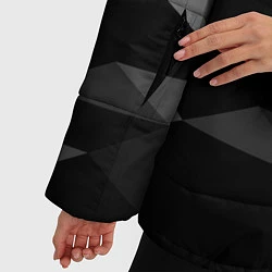 Куртка зимняя женская Nickelback, цвет: 3D-черный — фото 2