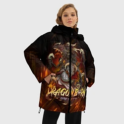Куртка зимняя женская THE ELDER SCROLLS, цвет: 3D-красный — фото 2