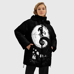 Куртка зимняя женская ЧУЖОЙ, цвет: 3D-черный — фото 2