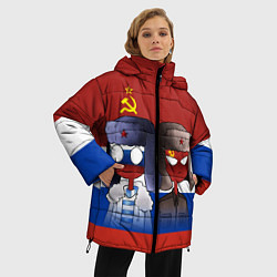 Куртка зимняя женская СССР - Россия, цвет: 3D-светло-серый — фото 2