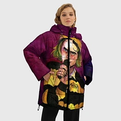 Куртка зимняя женская Кирилл Бледный Пошлая Молли, цвет: 3D-светло-серый — фото 2