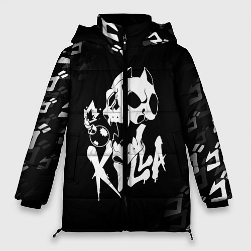 Женская зимняя куртка KILLER QUEEN / 3D-Черный – фото 1