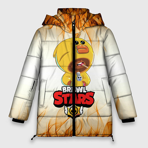 Женская зимняя куртка Brawl stars / 3D-Черный – фото 1