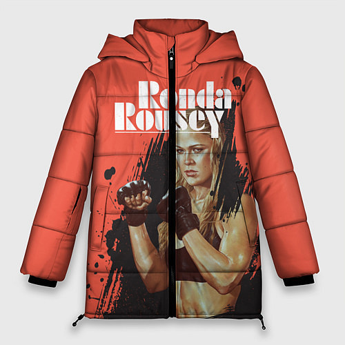 Женская зимняя куртка Ronda Rousey / 3D-Черный – фото 1
