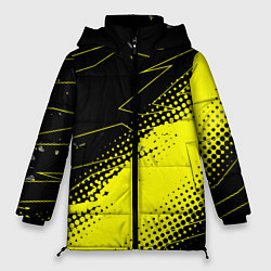 Куртка зимняя женская Bona Fide Одежда для фитнеcа, цвет: 3D-черный