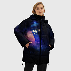 Куртка зимняя женская TARDIS, цвет: 3D-светло-серый — фото 2