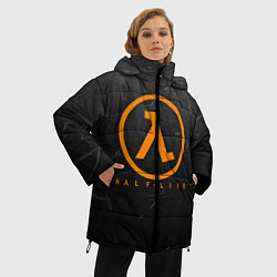 Куртка зимняя женская HALF - LIFE, цвет: 3D-черный — фото 2