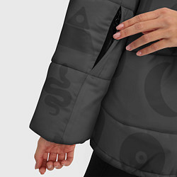 Куртка зимняя женская LOVE DEATH ROBOTS LDR, цвет: 3D-черный — фото 2