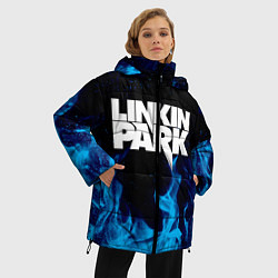 Куртка зимняя женская LINKIN PARK, цвет: 3D-светло-серый — фото 2