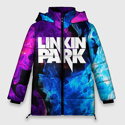 Женская зимняя куртка LINKIN PARK / 3D-Красный – фото 1
