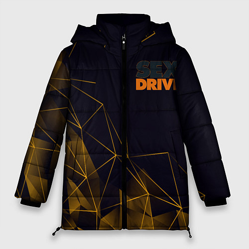 Женская зимняя куртка SEX DRIVE / 3D-Черный – фото 1