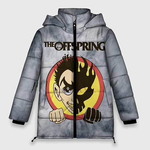 Женская зимняя куртка The Offspring / 3D-Черный – фото 1