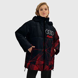 Куртка зимняя женская AUDI, цвет: 3D-черный — фото 2