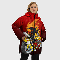 Куртка зимняя женская Ёж Шедоу, цвет: 3D-черный — фото 2