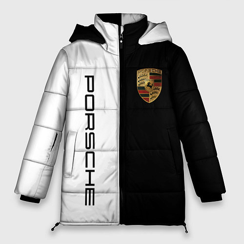 Женская зимняя куртка PORSCHE / 3D-Черный – фото 1